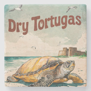 Dry Tortugas National Park, Florida Stone Coaster