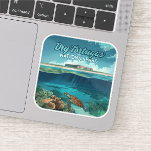 Dry Tortugas National Park Florida Turtle Sticker