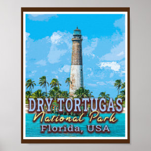 DRY TORTUGAS NATIONAL PARK - FLORIDA UNITED STATES POSTER
