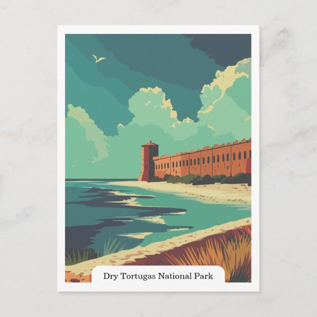 Dry Tortugas National Park, Florida, USA Postcard (Front)