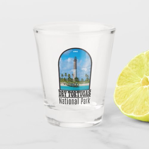 Dry Tortugas National Park Florida Vintage Shot Glass