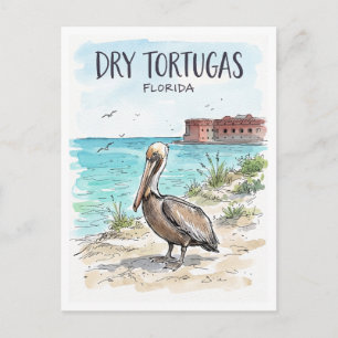 Dry Tortugas National Park Key West Florida Postcard