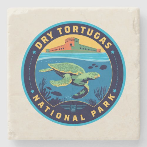 Dry Tortugas National Park Stone Coaster