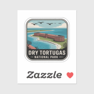 Dry Tortugas National Park Travel Emblem Sticker