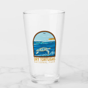 Dry Tortugas National Park Turtle Vintage Glass