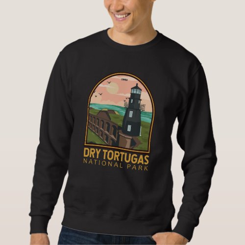 Dry Tortugas National Park Vintage Emblem Sweatshirt