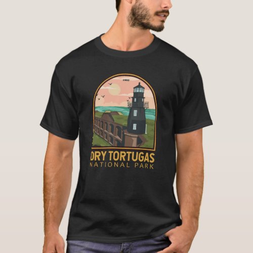Dry Tortugas National Park Vintage Emblem T_Shirt