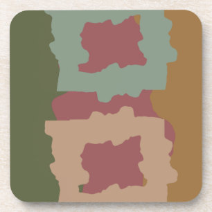 DRY TREE TRUNK by Masanser Pixelat Beverage Coaster