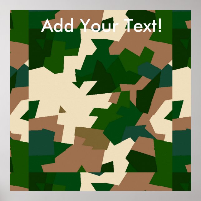 Dry Tundra Camo Poster (Front)