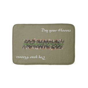 Dry Your Hooves - Cattle Bathroom Mat