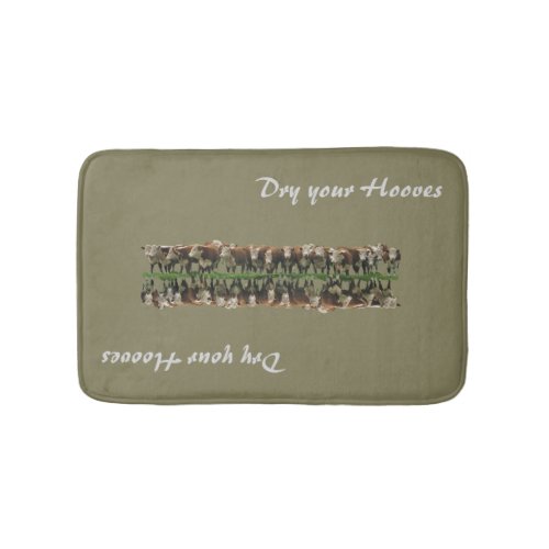 Dry Your Hooves _ Cattle Bathroom Mat