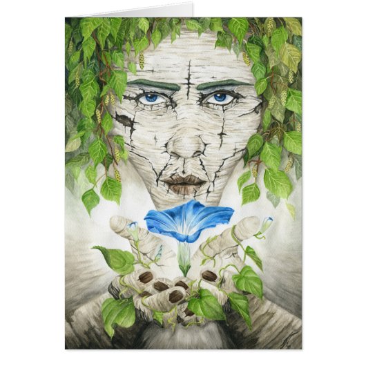 Dryad - Birch card (Front)