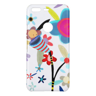 Dryed Pressed Flowers Art Uncommon Google Pixel Case