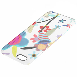 Dryed Pressed Flowers Art Clear iPhone 6 Plus Case