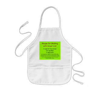 Dryer Lint Recipe Kids' Apron