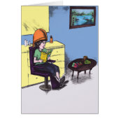 Drying Hair in a Beauty Salon (Front)