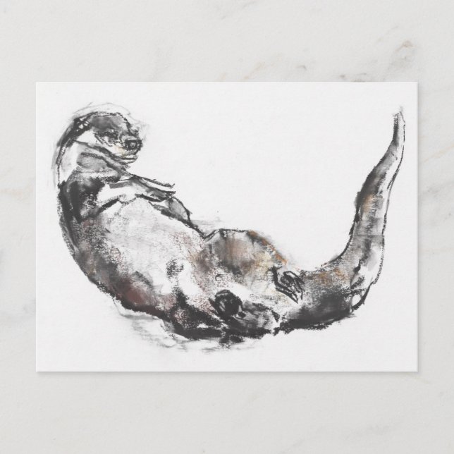 Drying Off Postcard (Front)