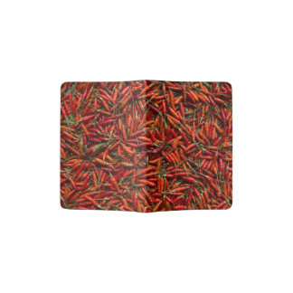 Drying Red Hot Chili Peppers Passport Holder