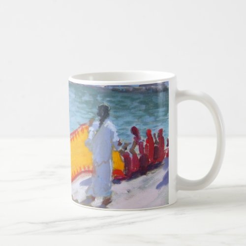 Drying Sari Pushkar Coffee Mug