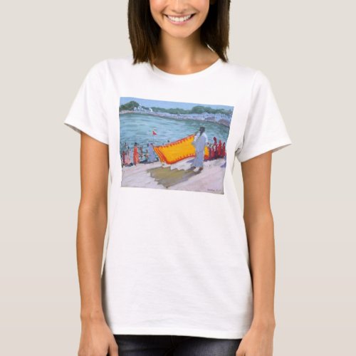 Drying Sari Pushkar T_Shirt