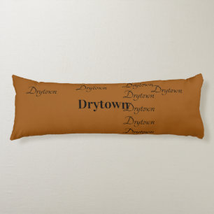 Drytown from Gold Country random script repeat Body Pillow