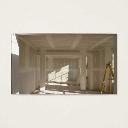 Customizable Drywall1 (Construction) Business Card Template