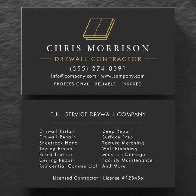 Drywall Business Card (Creator Uploaded)