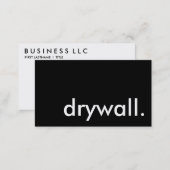 drywall. business card (Front/Back)