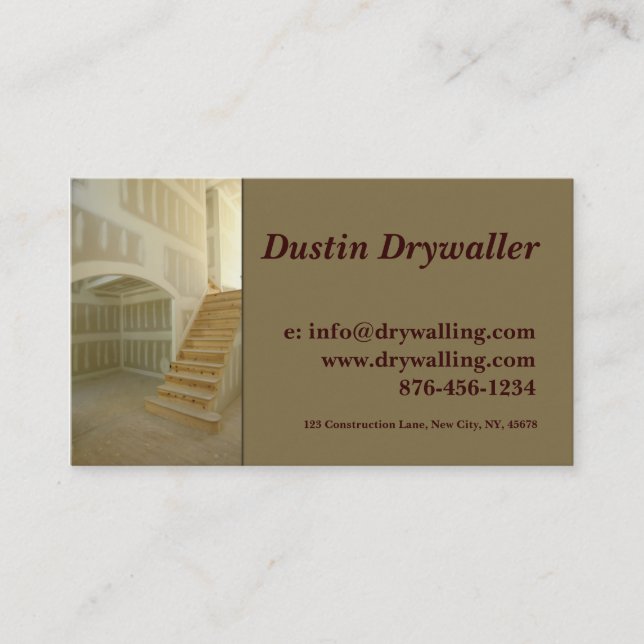 Drywall Business Card (Front)