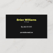Drywall Business Cards (Back)