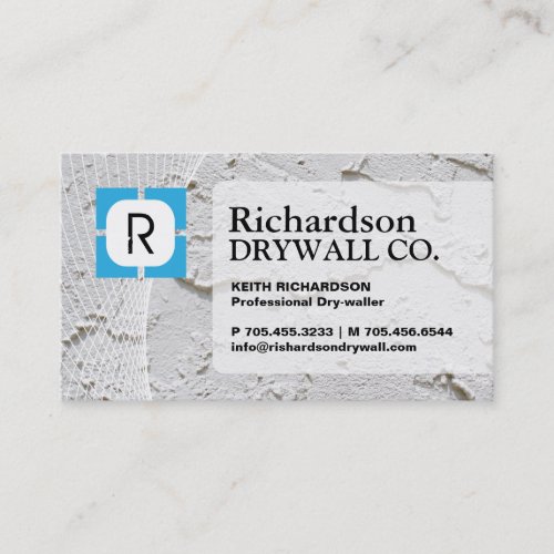 DRYWALL COMPANY BUSINESS CARD