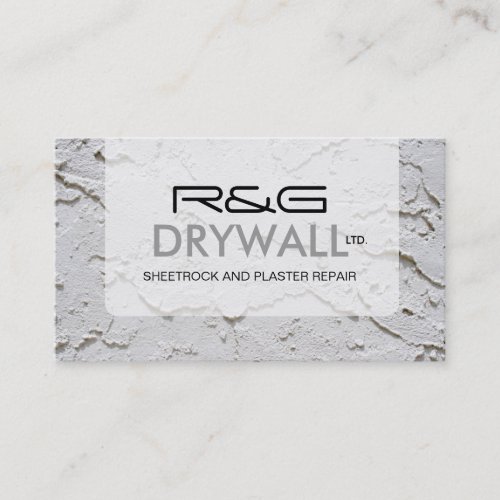 DRYWALL COMPANY BUSINESS CARD