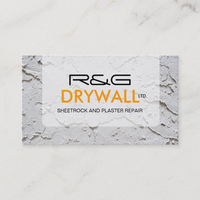 DRYWALL COMPANY BUSINESS CARD (Front)
