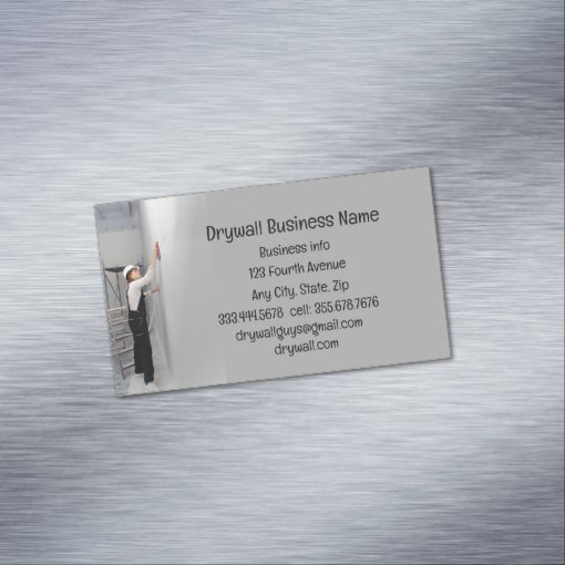 Drywall Custom Sheetrock Plaster Business Card | Zazzle