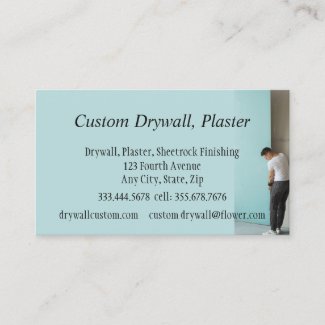 Drywall, Plaster, Sheetrock Finishing Business Car