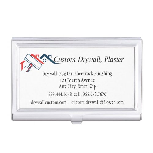 Drywall Plaster Sheetrock Finishing   Business Card Case