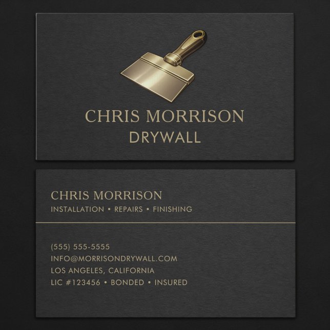 Drywall Professional Business Card (Creator Uploaded)