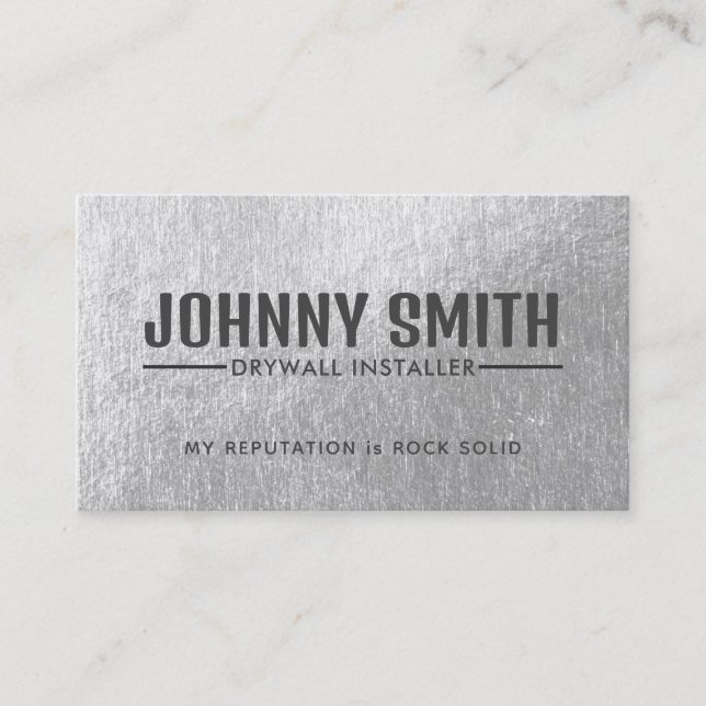 Drywall Slogans Business Cards (Front)