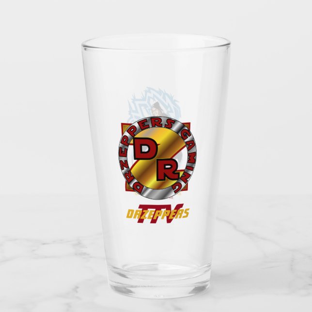 DrZ Rockin Gaming Drink Glass (Front)