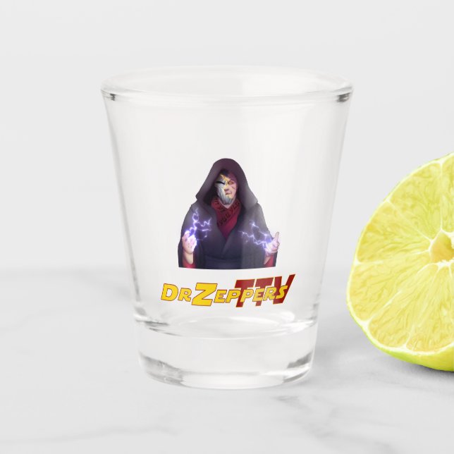 DrZeppers Dred Shot Glass (Front)