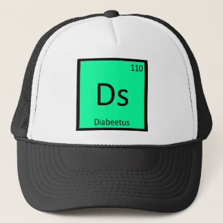 Ds - Diabeetus Meme Chemistry Periodic Table Trucker Hat