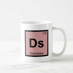 Ds - Diomedes Greek Chemistry Periodic Table Coffee Mug