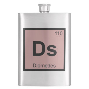 Ds - Diomedes Greek Chemistry Periodic Table Flask