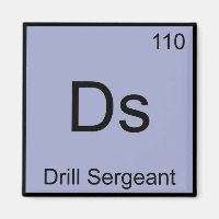 Ds - Drill Sergeant Chemistry Element Symbol Tee