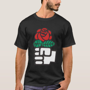 Dsa Democratic Socialists America Flowers T-Shirt