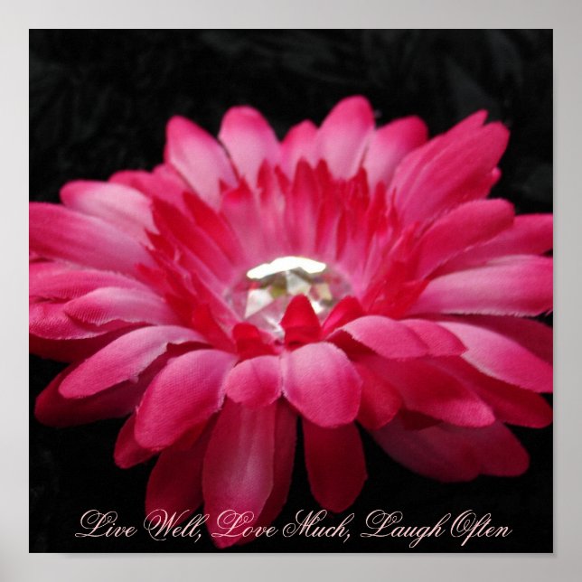 DSC00005 (2), Live Well, Love Much, Laugh Often Poster (Front)