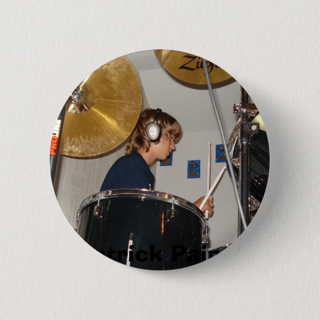 DSC00460, Patrick Paints Pinback Button (Front)