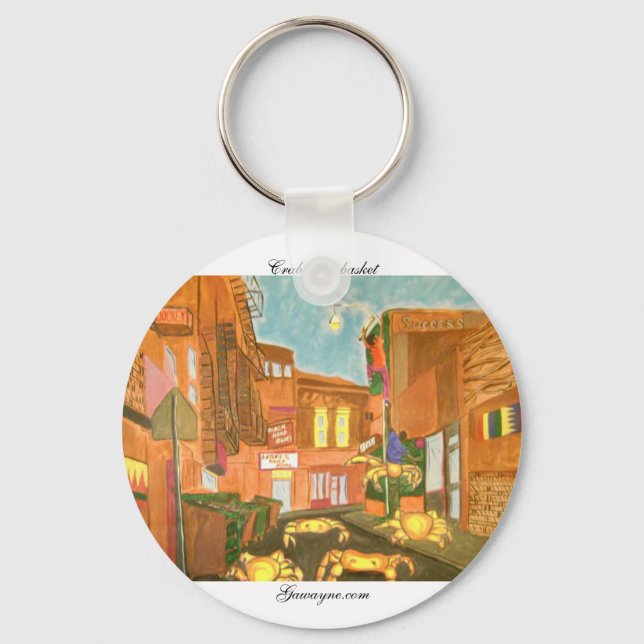 DSC00814 Crabs in a Basket Keychain (Front)