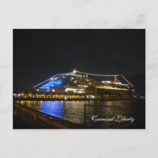 DSC03048, Carnival Liberty - Customized Postcard