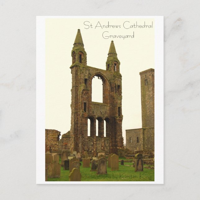 DSC_0239, St Andrews Cathedral Graveyard, Photo... Postcard (Front)